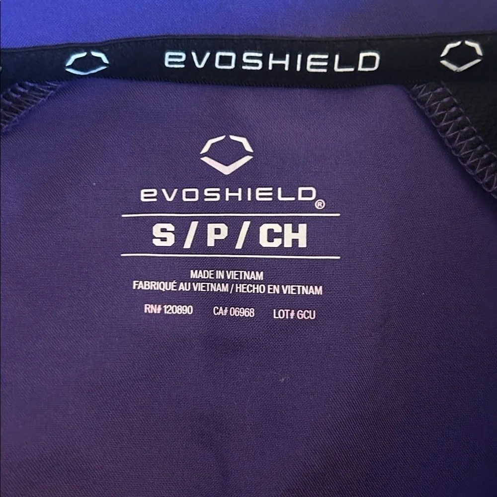 NWT EvoShield Men's Purple & Black Pullover 1/2 Zip Shirt Size Small